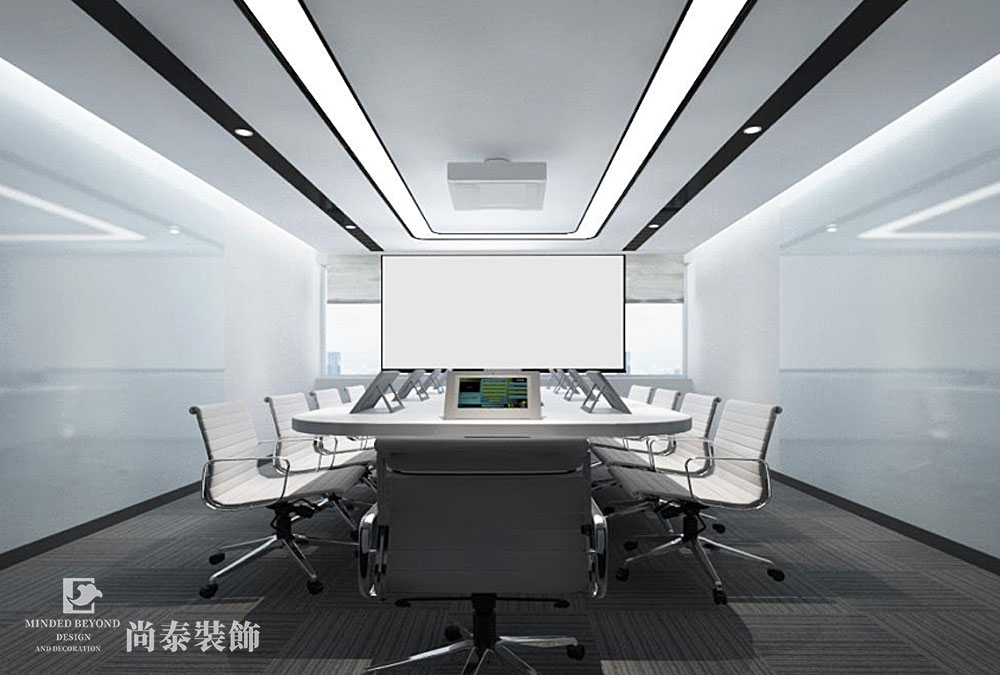 深圳南山聯想大廈科技公司辦公室裝修效果圖